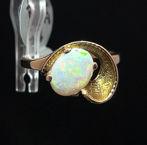 10k oval opal - oval, w/