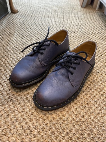 Martens purple leather - dr,