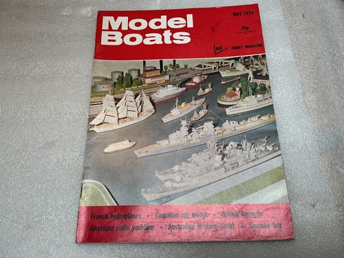 Model boats magazine - model, 1974