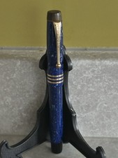 1930s Parker  junior Duofold Lapis Lazuli 14ct Gold Nib Fountain Pen