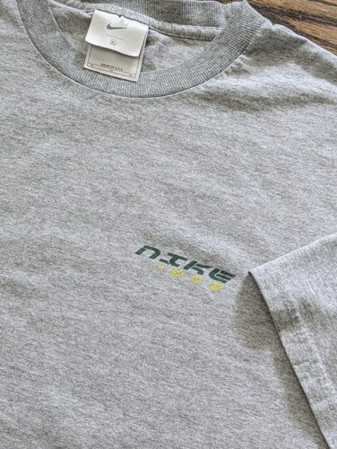 Nike y2k gray shirt - y2k, sz