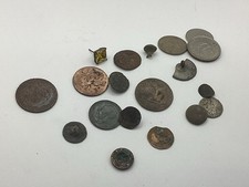 Bits and Bobs Small Bundle Metal Detecting Finds Coins Buttons Etc