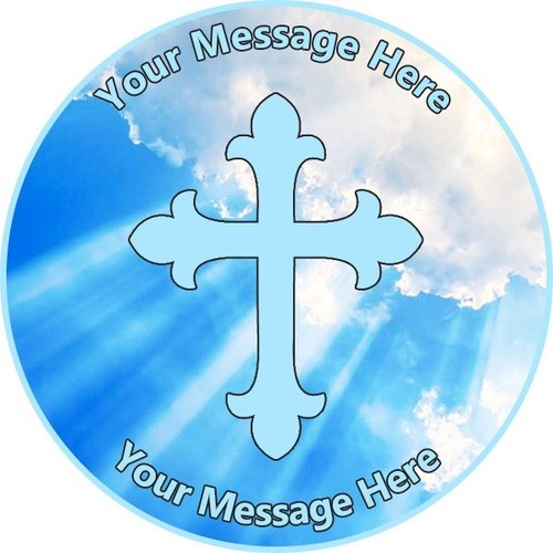 Blue communion baptism - communion,