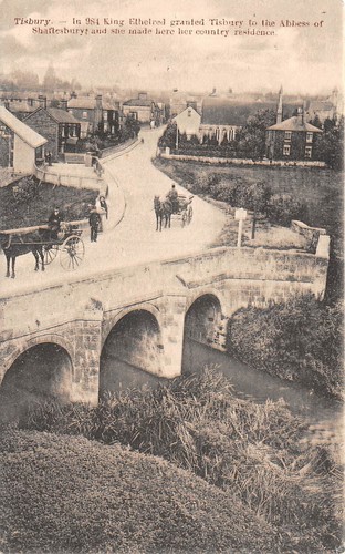 Postcard wiltshire tisbury - wiltshire,