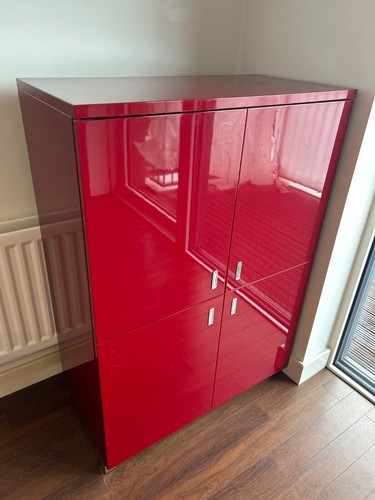 Designer red lacquer - designer, dining
