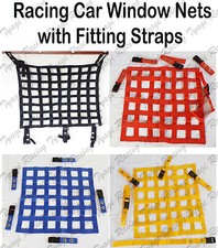 Racing Car safety Window Net Autograss Stock brisca Rally Mini Motorsport Straps