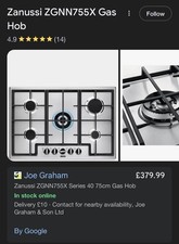 Zanussi ZGNN755X Series 40