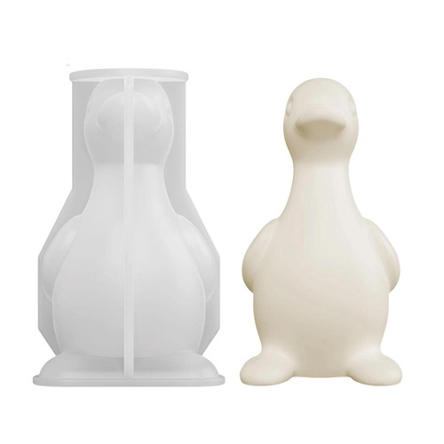 Duck candle silicone mold - candle,