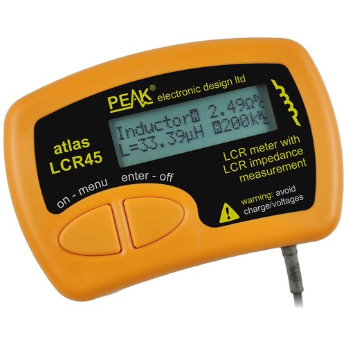 Peak lcr meter with - with, impedance
