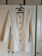 Zara Blazer Dress In Ivory -
