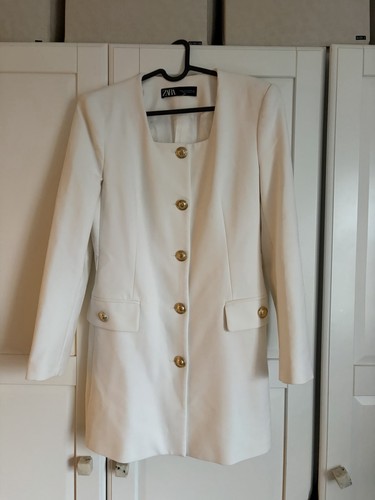 Zara blazer dress ivory - dress,
