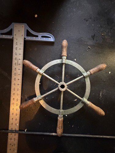 Antique nautical ship wheel - ship,