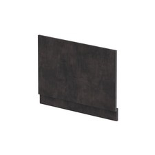Hudson Reed Bath End Panel&Plinth Shower Bath Metallic Slate Woodgrain 800mm