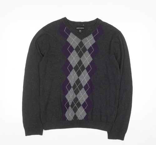 Midtown men grey argyle - grey,