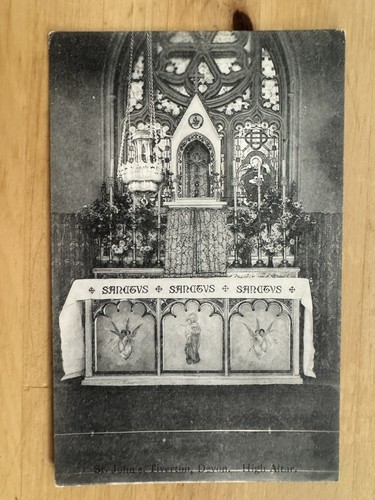 Postcard john s church - postcard, john's