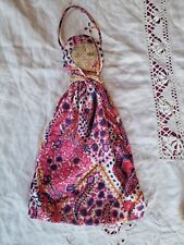  Vintage Dolly Handmade Cloth Clothes Peg Bag Holder Rag Doll
