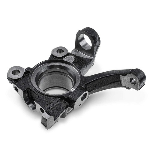 Knuckle wheel suspension front