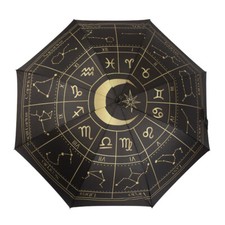Black Astrology Wheel Star