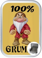 100 grumpy silver - 100%, hinged