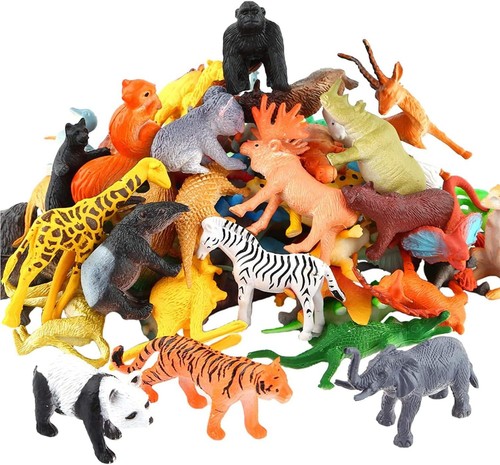 Zoo animals toys 54pcs - 54pcs, mini