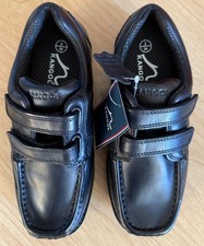 Kangol Harrow Vel Kids Shoes Black UK 2 Eu 34Smart School Shoes