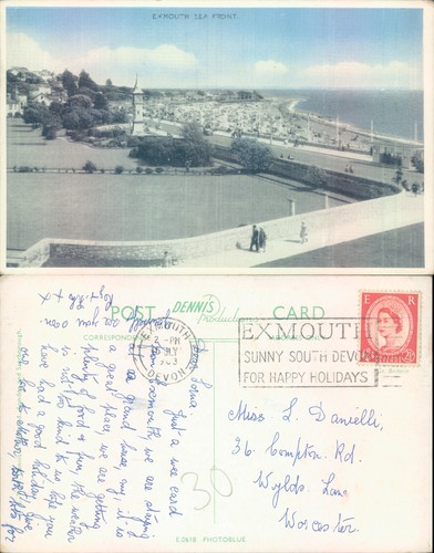 Exmouth sea front dennis - front,