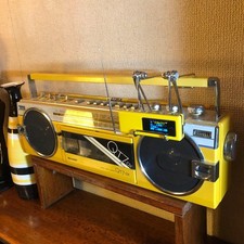 SHARP QT7-DX Radio Cassette AM FM Stereo BeltDrive w/Transmitter FullyFunction