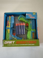 Dart Shooters Twin Pack 2 Toy Foam Dart Blasters+ 8 Darts Kids Toy Gun Set Age8+