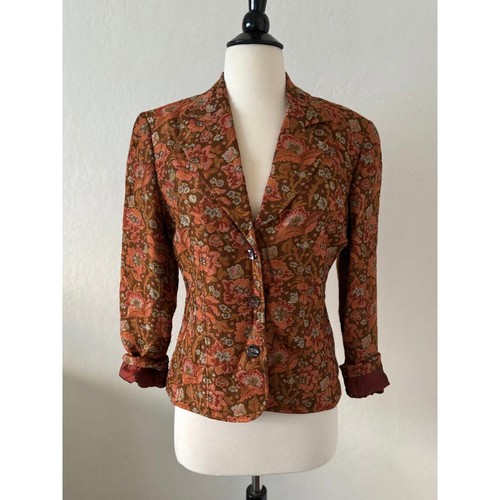 Vintage oilily floral jacquard - vintage,