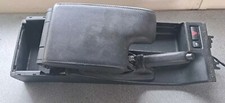BMW E46 3 Series Black Centre Console Leather Armrest Ashtray Semi Complete 9ud1