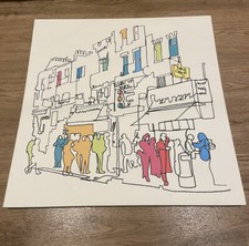 Urban Sketch Street Scene Art