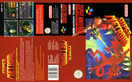 Super metroid snes game - metroid,