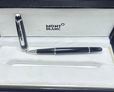 Montblanc Meisterstuck Ballpoint Pen Black Body + Silver Clip Black Ink