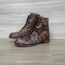 Joseph Seibel Floral Ankle