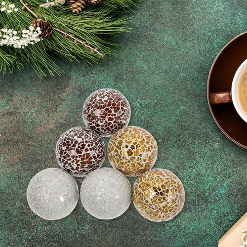 Reusable mosaic glass - glass, balls