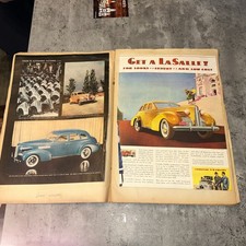 Vintage scrapbook 1940 newspaper cuttings world war 2 RAF army Japan U.S.