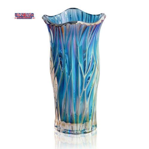 Glass flower vase - vase,, large