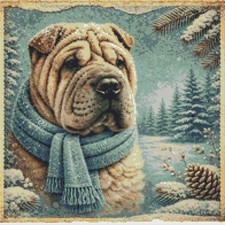 Shar Pei Puppy Dog Comfort in