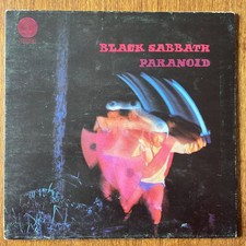 BLACK SABBATH - Paranoid LP 1970 VERTIGO SWIRL Rare Italian 1st Pressing