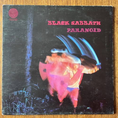 Black sabbath paranoid lp - black,