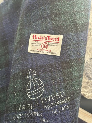 Harris tweed wool - black, watch