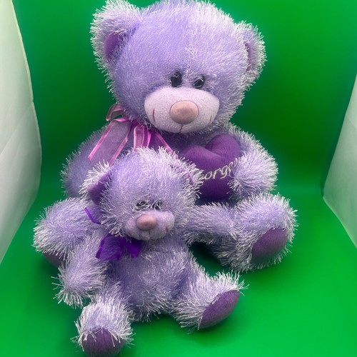Paws purple teddy bear big - paws,