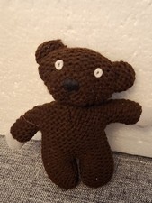 Mr Bean - Licensed 1998 Knitted Teddy Bear Tiny 5" Soft Plush Toy