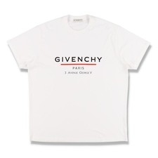 Givenchy White Address Logo