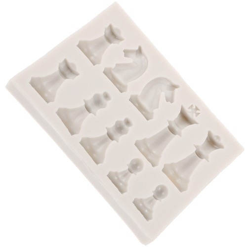 Flexible silicone chess molds - flexible,