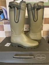 Le Chameau Men's Vierzonord Neoprene Wellington Boots - Vert Vierzon