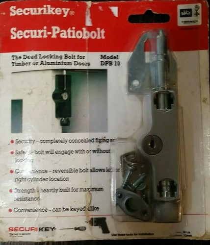 Securikey patio bolt