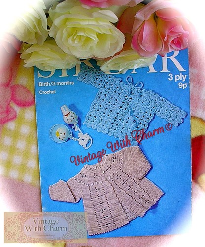 Vintage crochet pattern baby - vintage,