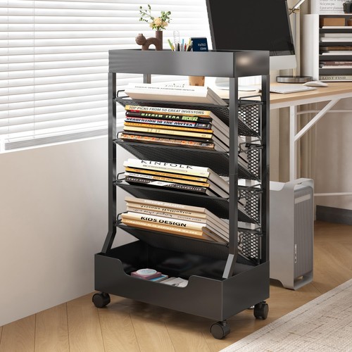 Ornestia metal book trolley - ornestia,