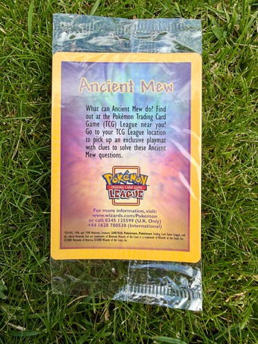 Genuine pokémon ancient mew - genuine,